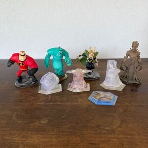 Disney Infinity Character Figure‎ Lot Marvel Incredibles Monsters Inc Guardians